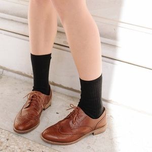 Madewell Keaton Oxfords in Oxblood